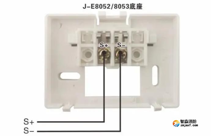 J-EI8052火災(zāi)顯示盤接線圖