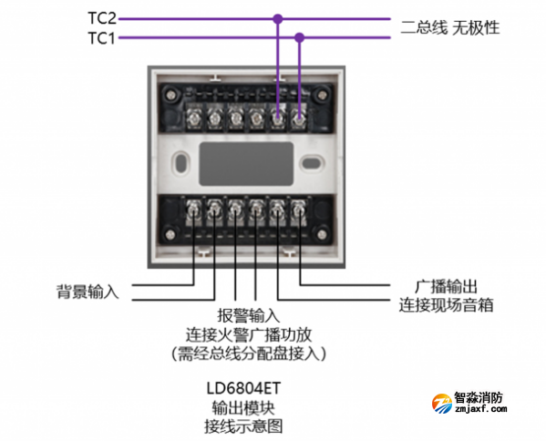 LD6804ET輸出模塊接線圖