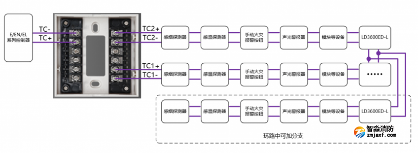 LD6806ED-L中繼模塊接線圖