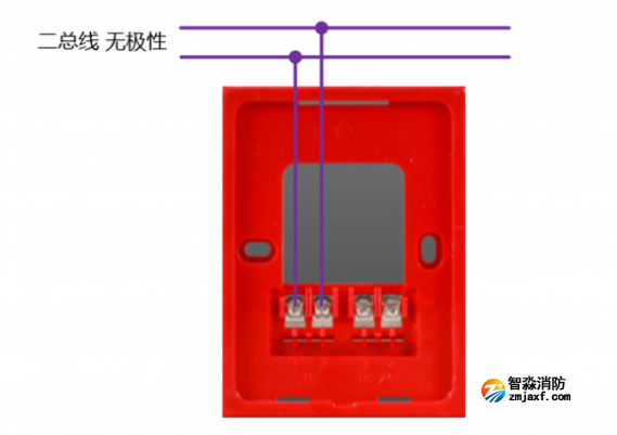 LD1102EN火災(zāi)聲光警報器接線圖