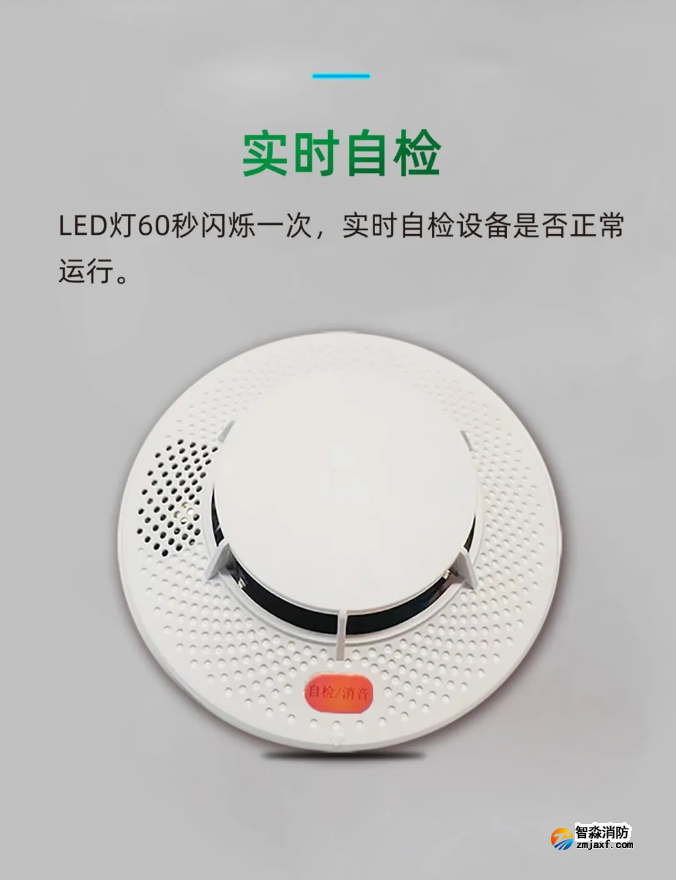 泰和安TX3190A獨立式感煙火災(zāi)探測器實時自檢